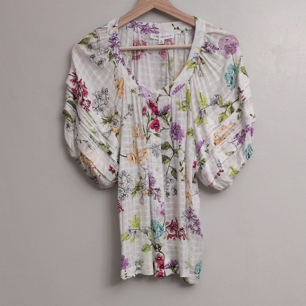 Jane And Delancey Floral Blouse